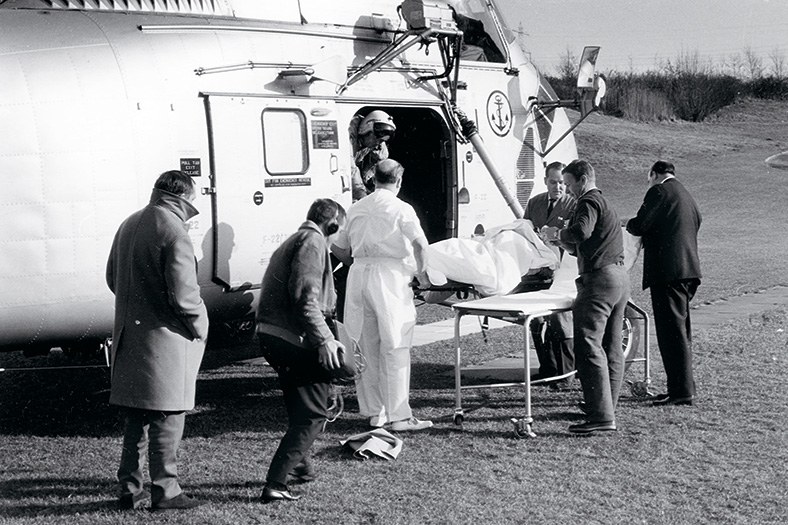 Geschichte: Rettungshubschrauber in den 1960er Jahren