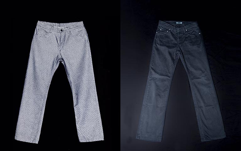 Reflektierende Jeans